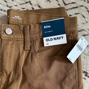 Old Navy Slim Fit Tan Pants